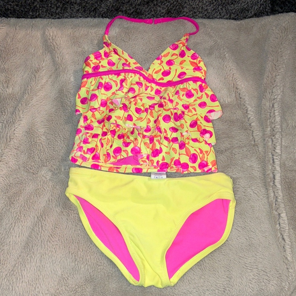 🎉4 for $20 OP Ruffle Tankini, Small (6-6x)